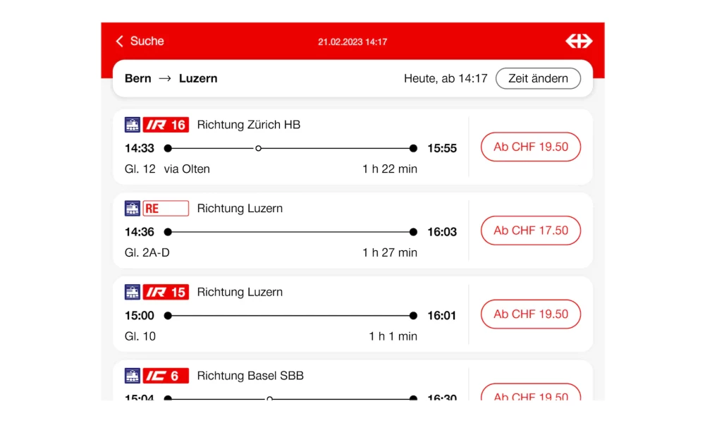 Der SBB Billettautomat bekommt ein Update.
